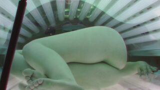 Hidden Camera in Public Tanning Bed