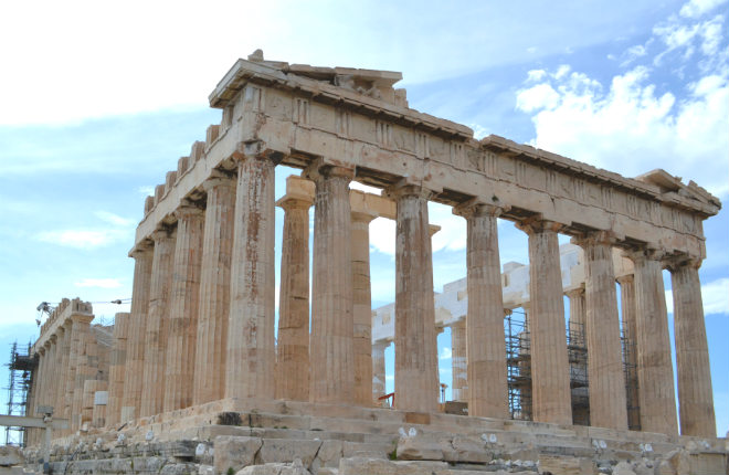Akropolis bij beste 25 bezienswaardigheden ter wereld