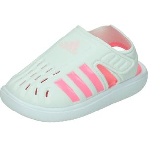 Adidas closed-toe summer watersandalen in de kleur wit.