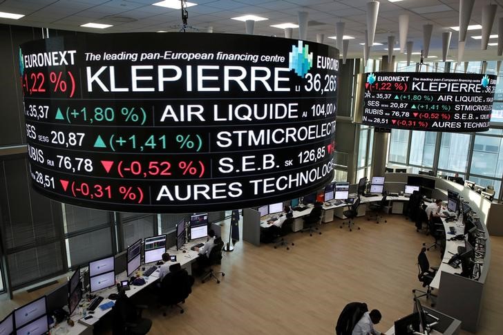 &copy; Reuters.  France stocks mixed at close of trade; CAC 40 down 0.12%