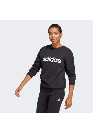 adidas sportswear sweatshirt essentials linear french terry zwart