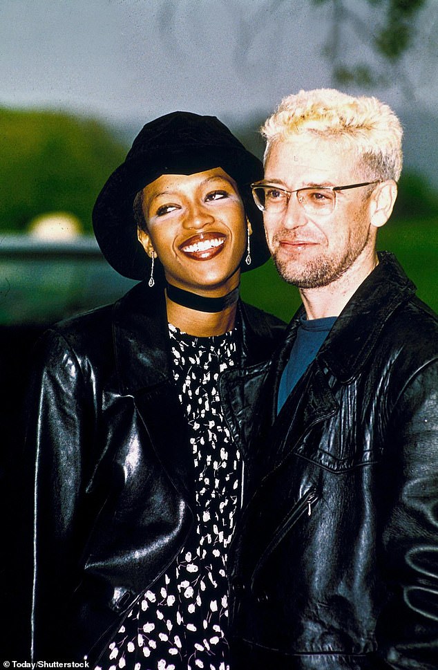 Adam previously had a high-profile romance with supermodel Naomi Campbell, even getting briefly engaged in 1994, before their split the same year (pictured in 1993)