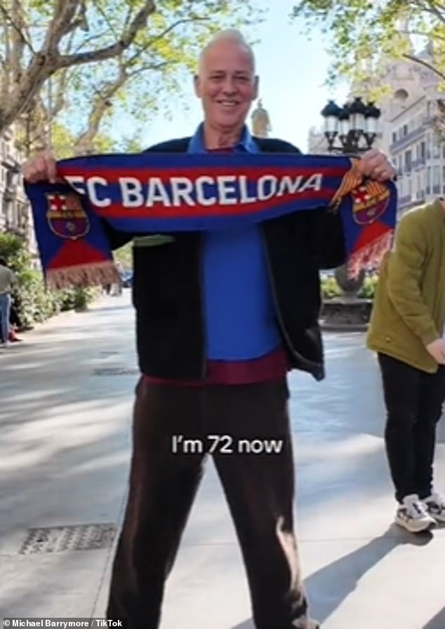 Michael Barrymore, 72, has revealed he's moving to Barcelona, Spain 'to change his life for the better' in a TikTok video