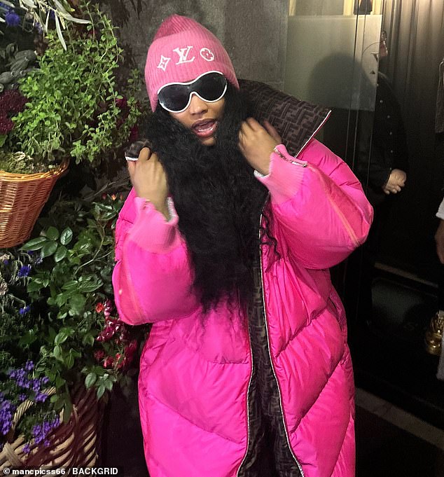 Nicki Minaj, 41, was seen for the first time since her drug arrest in Amsterdam as she arrived to the United Kingdom on Saturday