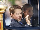 Lip reader reveals adorable remark George made to Princess Kate during state carriage procession