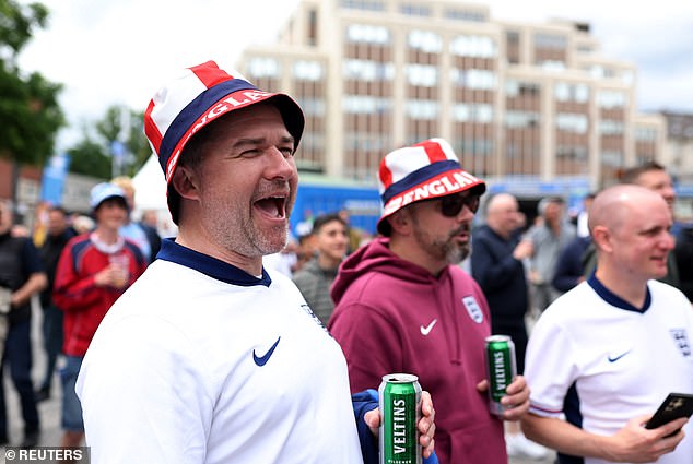Supporters have been turning out ahead of England's opening Group C match against Serbia