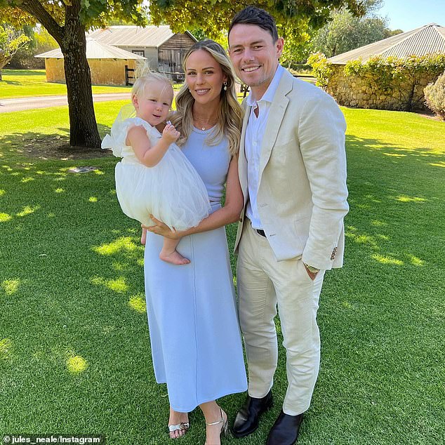 The couple welcomed their first child Piper Rose, two, in September 2021, and have spoken openly about their struggles to conceive their beloved daughter