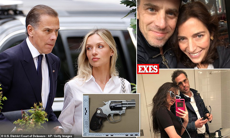 A verdict has been reached in Hunter Biden 's gun and drugs trial. President Joe Biden 's scandal-plagued son, 54, has been charged with lying to a federally licensed gun dealer, making a false claim on an application by saying he was not a drug user, and illegally having a gun for 11 days. He could face up to 25 years in prison if convicted.