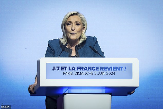 Marine Le Pen - Leader of National Rally. In calling for an alliance with Le Pen, Mr Ciotti broke the long standing cordon sanitaire in French politics - an agreement amongst the major moderate parties that they will never work with the far right