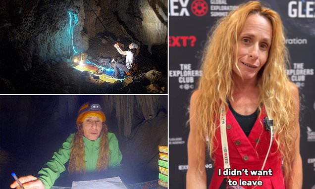 Extreme sportswoman who lived in a cave for 509 DAYS reveals how she is 'still getting