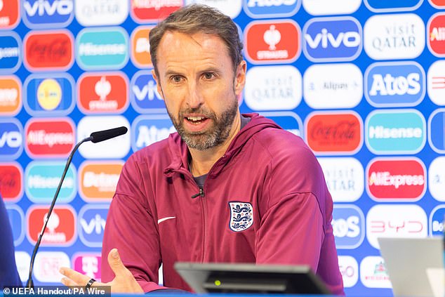 England manager Gareth Southgate has been urged to take a more attacking approach today