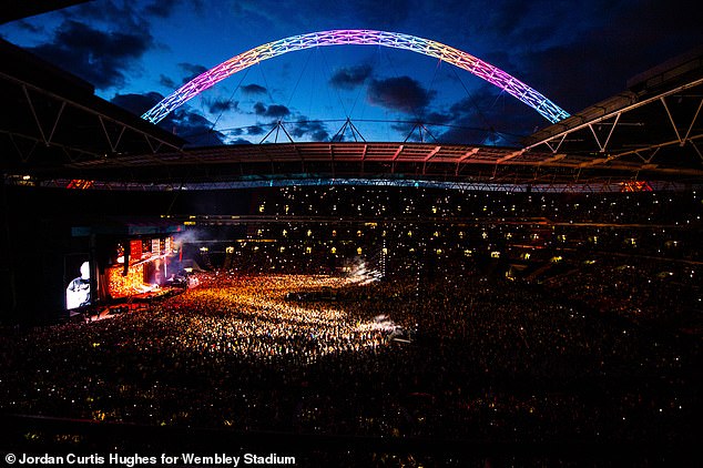 Wembley Stadium has seen the likes of Beyoncé, Elton John, Madonna and Ed Sheeran take to the stage (Ed Sheeran's 2018 concert pictured)