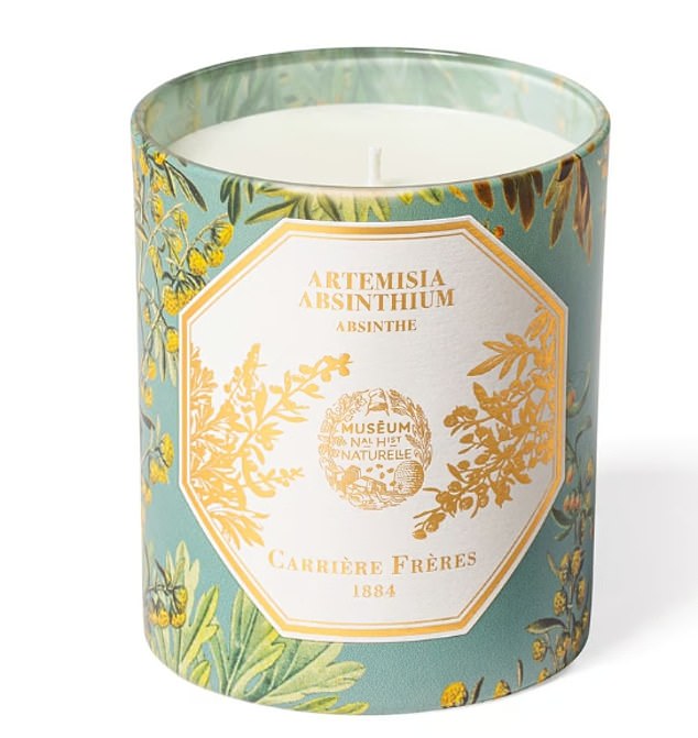 Something a little Van Gogh? An $85 Absinthe candle joins the eclectic mix of gift suggestions
