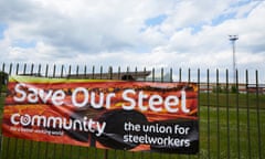 SCUNTHORPE, 22 May 2019 - The British Steel plant at Scunthorpe, Lincolnshire on the the day the company was placed in compulsory liquidation, putting 5,000 jobs at risk and endangering 20,000 in the supply chain after a breakdown in rescue talks between the government and the company’s owner, Greybull. Christopher Thomond for The Guardian.