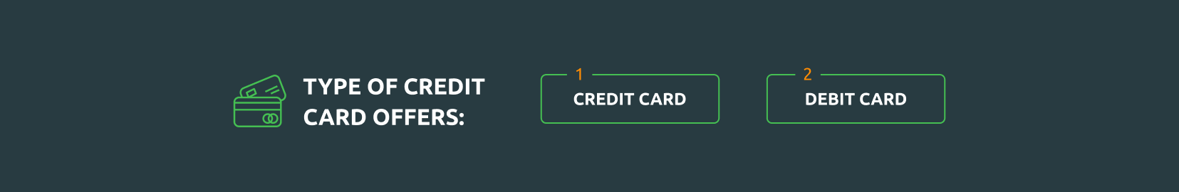 type of credit card offers
