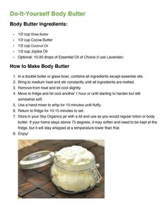 Cocoa Butter DIY Recipes and Benefits | Sky Organics Essential Oils, Body Butter, Coconut Oil, Cocoa, Cocoa Butter, Butter Ingredients