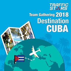 Attention #TrafficStarsTeam: you can start the countdown because it's official! This year we're going to Cuba! #TSinCuba Stars, Going To Cuba, Teams, Traffic, Countdown, Start, Attention