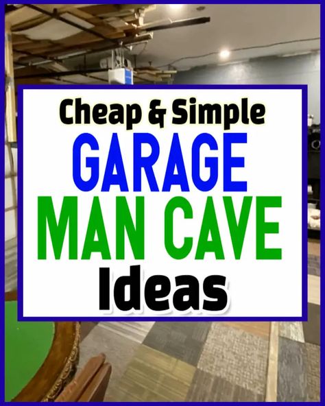 Small Garage Man Cave, Cool Garage Ideas Man Cave Stuff, Small Garage Man Cave Ideas, Man Cave Ideas Diy, Shop Man Cave Ideas, Small Man Cave Ideas, Garage Man Cave Ideas, Best Man Caves, Sand Blasting Machine