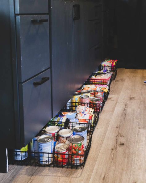 6 Clever Storage Ideas To Steal From This 234-Square-Foot Converted School Bus | Kitchn Senior Citizen Apartment Ideas, Small Bus Living, Tiny Bus House, Camper Bus Conversion, Van Life Organization, Schoolies Bus Floor Plans, Converted Sheds To Tiny House, Schoolie Conversion Ideas, Small School Bus Conversion