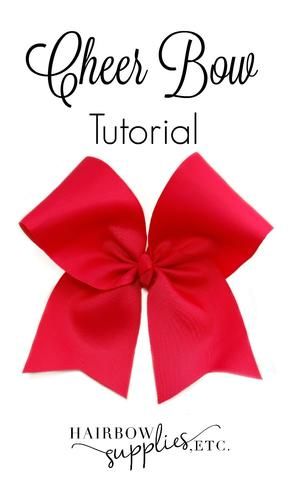 Couture, Cheerleading Bows Diy, Diy Cheer Bows, Make Cheer Bows, Cheer Bow Tutorial, Girl Bows Diy, Bow Step By Step, Boutique Bow Tutorial, Cheer Bows Diy