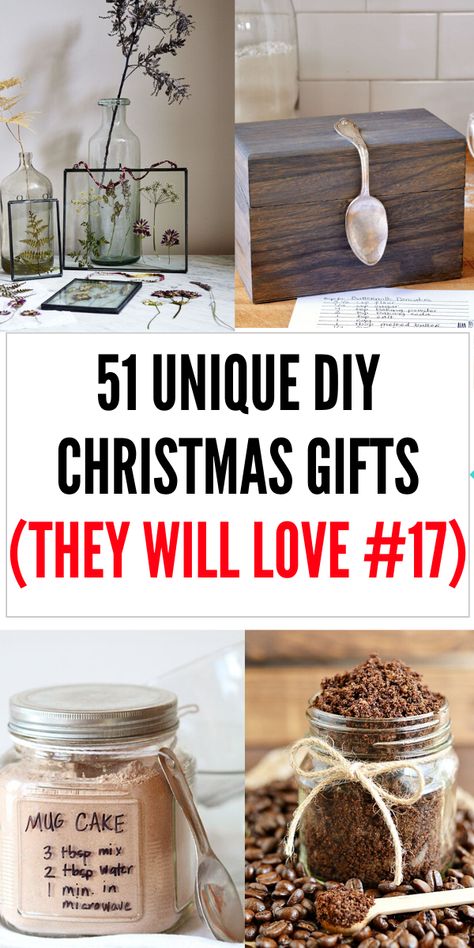 Creative Diy Christmas Gifts, Diy Gifts For Christmas, Unique Christmas Gifts Diy, Diy Christmas Gifts Creative, Diy Cadeau Noel, Diy Christmas Gifts For Family, Diy Xmas Gifts, Easy Diy Christmas Gifts, Cheap Christmas Gifts