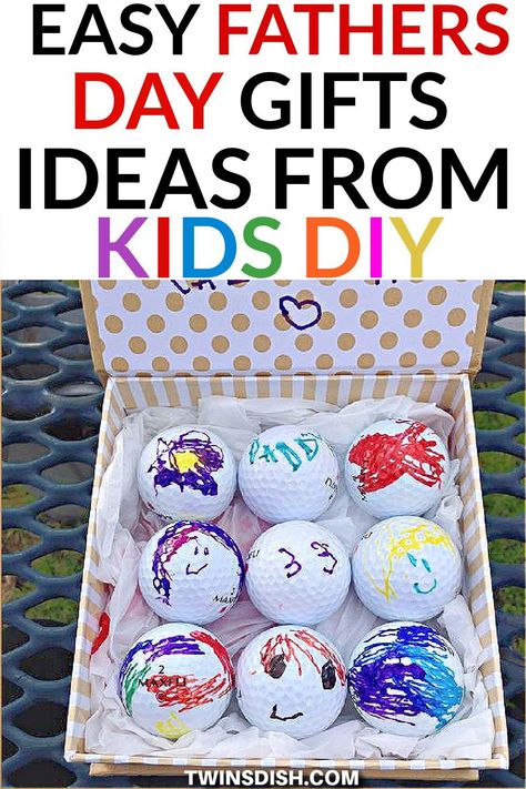 The top 50 DIY Fathers day gift ideas and crafts from kids. Easy 1st Fathers or even Grandpa gifts from toddlers, preschool, infant, kids, and daughters and sons. Golf, cards, footprints, handprint art, tie, printables, keychains, and wood projects that Dad and Grandpa will actually use. Daughters, Father's Day, Diy Dad Birthday Gifts From Daughter, Diy Father's Day Gifts For Dad, Diy Gifts For Dad, Diy Father's Day Gifts, Diy Father's Day Gifts From Wife, Homemade Fathers Day Gifts, Diy Father's Day Crafts