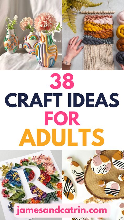 Discover fun, creative craft ideas for adults! Get inspired with easy DIY projects, art techniques and craft ideas. :art::scissors: Diy, Ideas, Design, Upcycling, Knutselen, Handarbeit, Easy Diy, Creative, Basteln