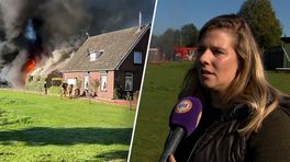 Een fikse schuurbrand aan de Oude Beekseweg in Didam.