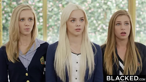 Blacked: meisjesstudentenclub ingewijd in 3 bbc orgie