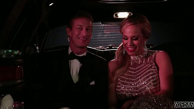 Sexy slut Bianca Breeze is fucked in the limo