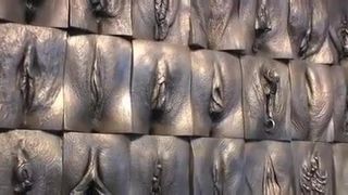 De grote muur van de vagina -tentoonstelling