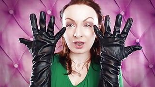 Asmr: meine sehr alten vegan-lederhandschuhe (arya Grander) Sfw klingendes Fetisch-Video