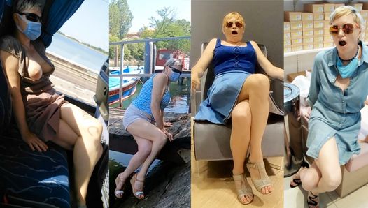 Compilación pública de orgasmos con las piernas cruzadas (orgasmo de 20 piernas cruzadas en lugares públicos)