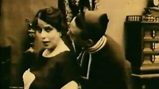 Masturbieren und Überredung zum Lutschen (Retro aus den 1920er Jahren)