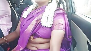 Telugu edepsiz konuşma, seksi teyze araba şoförüyle sari içinde ?? Tam Video