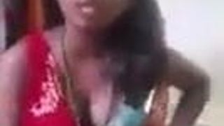 Tamilisches Mädchen falsche Rede