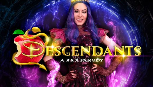 VRCosplayX In Love Anna De Ville As Villain MAL From DESCENDANTS Gives Both Of Her Holes