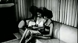 Schwarze Mädchen in den 60er Jahren, Spanking-Bondage, SM-Fetisch-Hirsch-Film