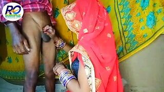  Indian village Karvachauth ke nainaweli dulhan saree show finger episode 3 (today 