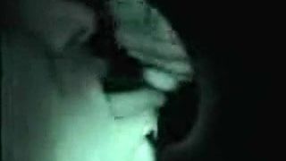 Gloryhole-Sperma im Mund