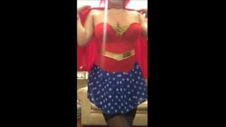 Sexy Wonder Woman-Strip