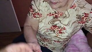 Бабушка, 83-летняя дрочит, IV