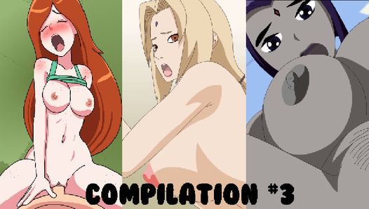 PornComicsAnimation zusammenstellung # 3 - Sakura, Tsunade, Raven Fuck Animation (Anime hentai) (harter sex) unzensiert. Voll