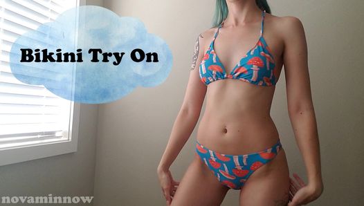 Nova Minow - примерка в купальнике в бикини - тизер, полное видео на MV