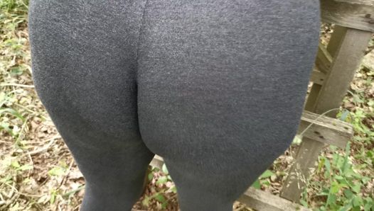 Spank my ass in public in spandex