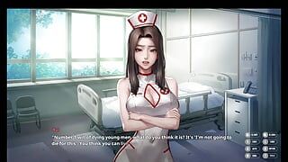 Secret Pie - 2 berijdt haar dildo op een ziekenhuisbed door Foxie2k