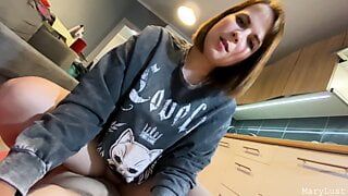 Reverse-Sex endete mit Creampie