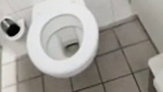 Ich habe in der öffentlichen Toilette versehentlich eine Sauerei gemacht, würdest du es für mich putzen?