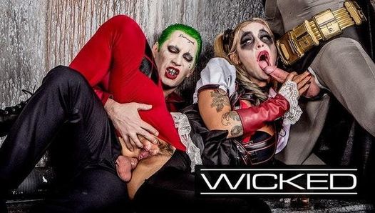 Wicked - Harley Quinn fickt Joker & Batman