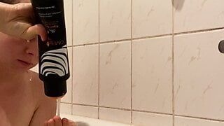 Voyeur camera in the shower